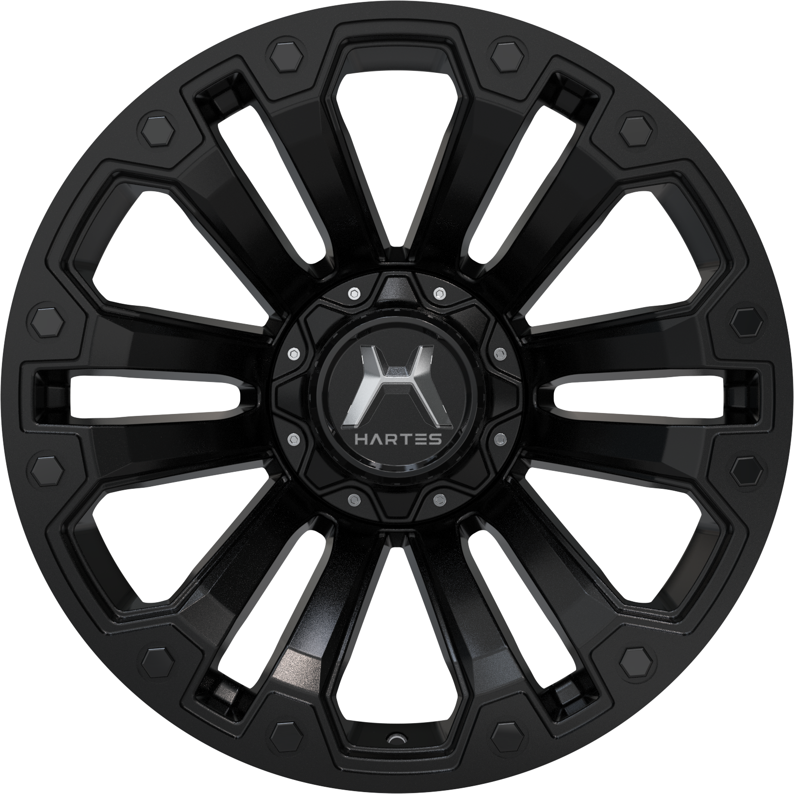 Rhino — Black/Satin Lacquer/Decorative Bolts Black